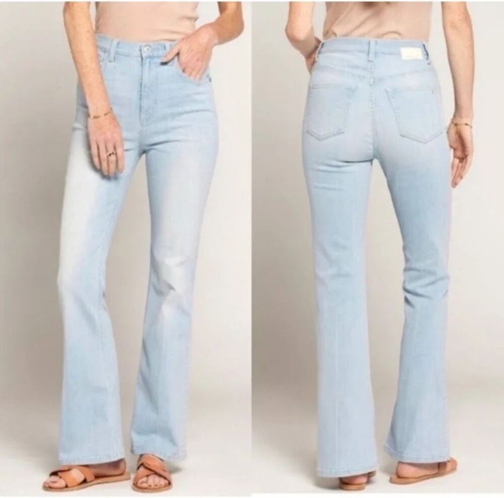 Current/Elliott $248 Side Street High Rise Flare Jeans 28 NEW